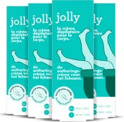 Jolly - Lichaamsontharingscrème - Voordeelverpakking 4 X 200 Ml