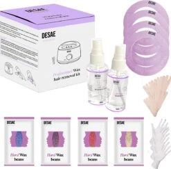 Premium Wax Set Inclusief 400gr Wax Bonen - Pre- & After-Wax Spray - 20 Aanbreng Spatels -Verzorgingsproducten 1200x1179 14