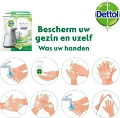 Dettol - Handzeep - Automatische Zeepdispenser - No Touch - Met Navulling Hydraterende Aloë Vera 250ml - Antibacterieel -Verzorgingsproducten 1200x1180 2