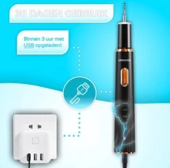 Tandsteen Verwijderaar Set - Elektrisch - Sonisch - Draadloos - Tandplak Verwijderen - Wit -Verzorgingsproducten 1200x1186 9