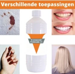 Waterstofperoxide 3 Procent - Hydrogen Peroxide 3% - Zuurstofwater - 1000ml - Waterstofperoxide Mondspoeling - Ontsmettingsmiddel - H2O2 -Verzorgingsproducten 1200x1191 6