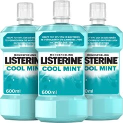 LISTERINE® Fresh Mint, Mondspoeling Met Essentiële Oliën Voor Een Langdurig Frisse Adem, 3x600ml 13 LISTERINE® Fresh Mint, Mondspoeling Met Essentiële Oliën Voor Een Langdurig Frisse Adem, 3x600ml -Verzorgingsproducten 1200x1197 12