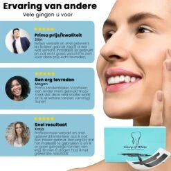 Glory Of White - Professionele Tandenbleek Strips - 28 Strips - Teeth Whitening Strips - Wittere Tanden - Zonder Peroxide - Tanden Bleken -Verzorgingsproducten 1200x1200 1006