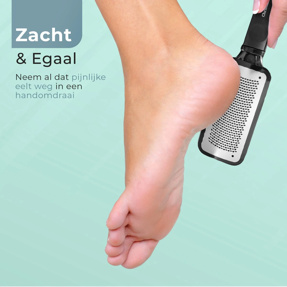 Christian Deluxe® - Professionele Voetvijl - Voetvijl Eelt - Professionele Eeltrasp - Eeltvijl - Professionele Callus Remover 6 Christian Deluxe® - Professionele Voetvijl - Voetvijl Eelt - Professionele Eeltrasp - Eeltvijl - Professionele Callus Remover - Afbeelding 4