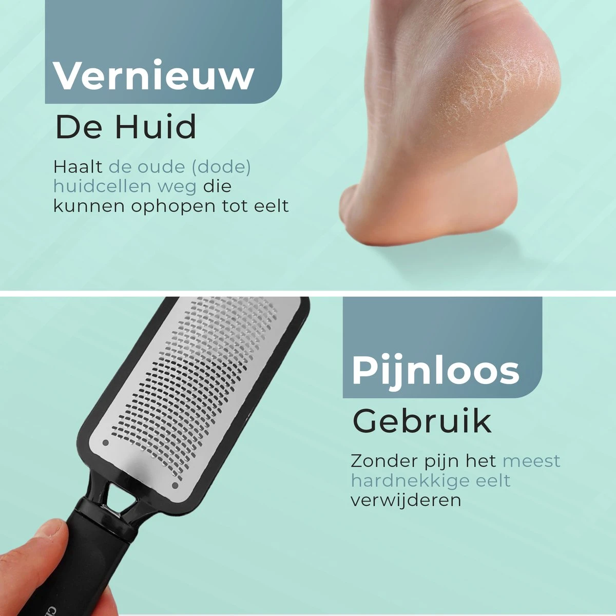 Christian Deluxe® - Professionele Voetvijl - Voetvijl Eelt - Professionele Eeltrasp - Eeltvijl - Professionele Callus Remover 7 Christian Deluxe® - Professionele Voetvijl - Voetvijl Eelt - Professionele Eeltrasp - Eeltvijl - Professionele Callus Remover - Afbeelding 5