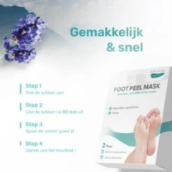 Soft & Silky - Eeltsokken - 2 Pack - Voetmasker - Foot Peel Mask - Eelt Verwijderaar - Voetvijl - Eeltverwijderaar - Eeltvijl - Eeltrasp -Verzorgingsproducten 1200x1200 109