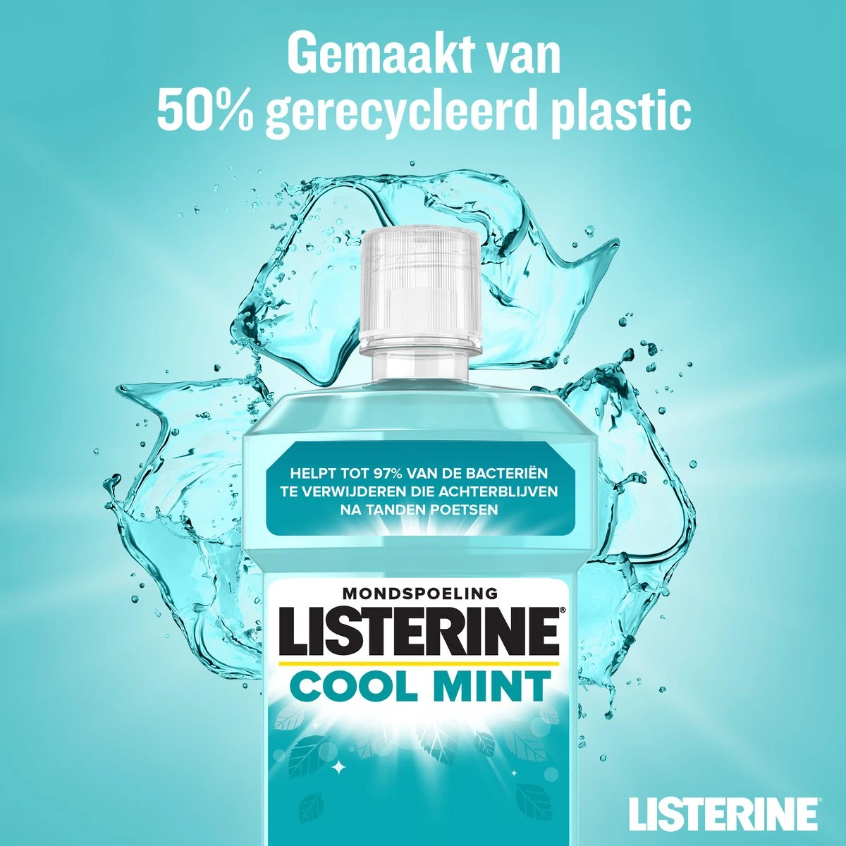 LISTERINE® Fresh Mint, Mondspoeling Met Essentiële Oliën Voor Een Langdurig Frisse Adem, 3x600ml 10 LISTERINE® Fresh Mint, Mondspoeling Met Essentiële Oliën Voor Een Langdurig Frisse Adem, 3x600ml - Afbeelding 8