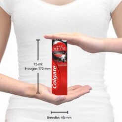 Colgate® Colgate Max White Charcoal Whitening Tandpasta - 4 X 75 Ml - Voordeelverpakking -Verzorgingsproducten 1200x1200 1198
