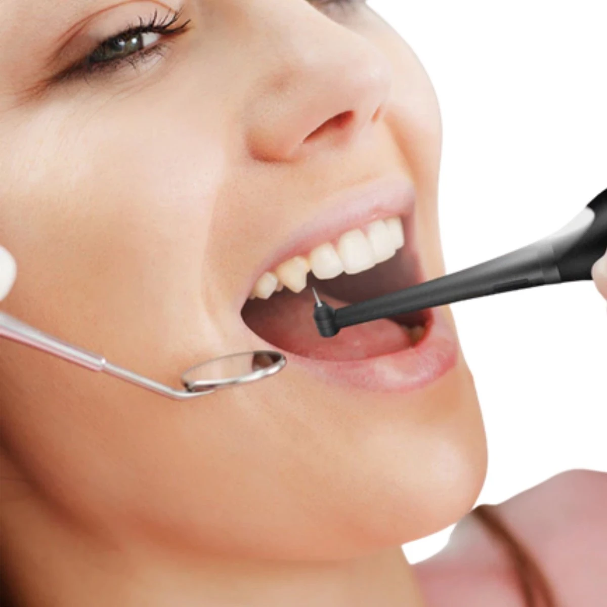 BOME Tandsteen Verwijderaar - 3 Opzetstukken - Tandplak Verwijderaar - Inclusief Spiegel En Pincet - 3 Standen 5 BOME Tandsteen Verwijderaar - 3 Opzetstukken - Tandplak Verwijderaar - Inclusief Spiegel En Pincet - 3 Standen - Afbeelding 3