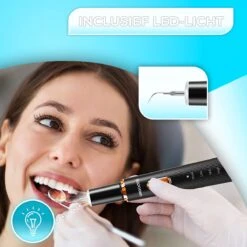 Tandsteen Verwijderaar Set - Elektrisch - Sonisch - Draadloos - Tandplak Verwijderen - Wit -Verzorgingsproducten 1200x1200 1234