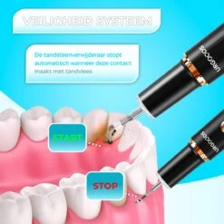 Tandsteen Verwijderaar Set - Elektrisch - Sonisch - Draadloos - Tandplak Verwijderen - Wit -Verzorgingsproducten 1200x1200 1236