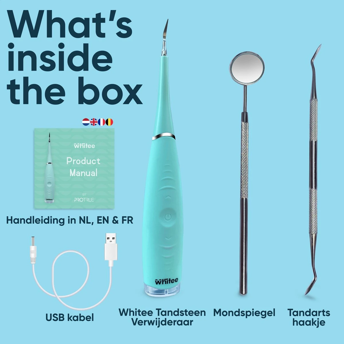 Whitee Elektrische Tandsteen Verwijderaar - Tanden Polijsten - Tandarts Tandsteenverwijderaars - Elektrisch Tandplak Verwijderen 13 Whitee Elektrische Tandsteen Verwijderaar - Tanden Polijsten - Tandarts Tandsteenverwijderaars - Elektrisch Tandplak Verwijderen - Afbeelding 11