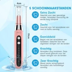 DEN-T® PRO U500 - Elektrische Sonische Tandsteen Verwijderaar - Roze -Verzorgingsproducten 1200x1200 1268