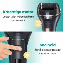 FreshDragon Elektrische Eelt Verwijderaar - Voetvijl - Inclusief 3 Rollers - Oplaadbaar -Verzorgingsproducten 1200x1200 127