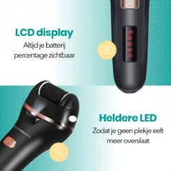 FreshDragon Elektrische Eelt Verwijderaar - Voetvijl - Inclusief 3 Rollers - Oplaadbaar -Verzorgingsproducten 1200x1200 128