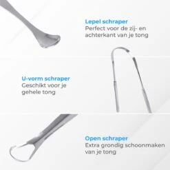 Nuvance - Professionele Tongschraper - 3 In 1 Set - Voor Mondverzorging - Tongreiniger - Tong Schraper - Tongue Scraper - RVS 14 Nuvance - Professionele Tongschraper - 3 In 1 Set - Voor Mondverzorging - Tongreiniger - Tong Schraper - Tongue Scraper - RVS -Verzorgingsproducten 1200x1200 1311