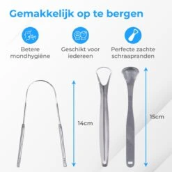 Nuvance - Professionele Tongschraper - 3 In 1 Set - Voor Mondverzorging - Tongreiniger - Tong Schraper - Tongue Scraper - RVS 16 Nuvance - Professionele Tongschraper - 3 In 1 Set - Voor Mondverzorging - Tongreiniger - Tong Schraper - Tongue Scraper - RVS -Verzorgingsproducten 1200x1200 1313