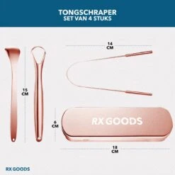 RX Goods Rosé Gouden Tongschraper Voor Mondverzorging – 4 Stuks – Duurzaam & Herbruikbaar 20 RX Goods Rosé Gouden Tongschraper Voor Mondverzorging – 4 Stuks – Duurzaam & Herbruikbaar -Verzorgingsproducten 1200x1200 1338