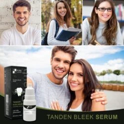 Teeth Whitening Serum Met 10 Wattenstaafjes - Tandenbleker - Teeth Whitening Strips - Tanden Witten - Tandenblekers - Witte Tanden - 10ml - Valentijnsdag Cadeau -Verzorgingsproducten 1200x1200 1365
