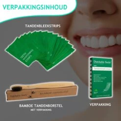 Dutchable Whitening Strips - Teeth Whitening Strips - Tandenbleek Strips - Met GRATIS Bamboe Tandenborstel - 100% Biologisch - Vegan - PAP+ -Verzorgingsproducten 1200x1200 1379
