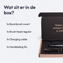 BOOMBRUSH Elektrische Tandenborstel - Zwart - 90 Dagen Batterij - Duurzaam -Verzorgingsproducten 1200x1200 1474