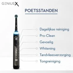 Oral B Oral-B Genius X - Special Editie - Zwart - Elektrische Tandenborstel - 1 Handvat En 1 Opzetborstel -Verzorgingsproducten 1200x1200 1527