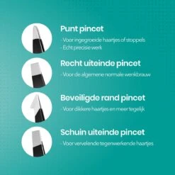 FreshDragon Pincet Epileer Set - Met Wenkbrauw Schaartje En Mesje - Tweezer -Verzorgingsproducten 1200x1200 1716