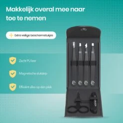 FreshDragon Pincet Epileer Set - Met Wenkbrauw Schaartje En Mesje - Tweezer -Verzorgingsproducten 1200x1200 1721
