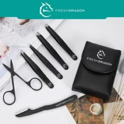 FreshDragon Pincet Epileer Set - Met Wenkbrauw Schaartje En Mesje - Tweezer -Verzorgingsproducten 1200x1200 1723