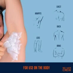 NO HAIR CREW - Ontharingscreme Mannen - Lichaam - Men - Ontharing Mannen -Verzorgingsproducten 1200x1200 1749