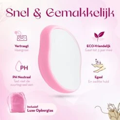 Agellic® Crystal Hair Removal – Hair Remover – Crystal Hair Remover – TikTok – Scrubi – Pijnloze Epilator – Scrubbi – Kristalpad – Haarverwijderaar Voor Vrouwen – Crystal Hair Eraser – Roze -Verzorgingsproducten 1200x1200 1840