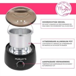 MURLEY'S Wax Apparaat Ontharen Set 500 Gram Waxbonen, Pre En Afterspray (2x 60ml) En 30 Houten Spatels Voor Lichaam En Gezicht -Verzorgingsproducten 1200x1200 1864