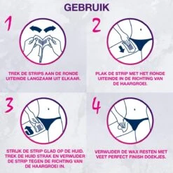 Veet - Easy-Gel Wax - Ontharingsstrips - Bikinilijn - Gevoelige Huid - 2 X 16 Stuks -Verzorgingsproducten 1200x1200 1913