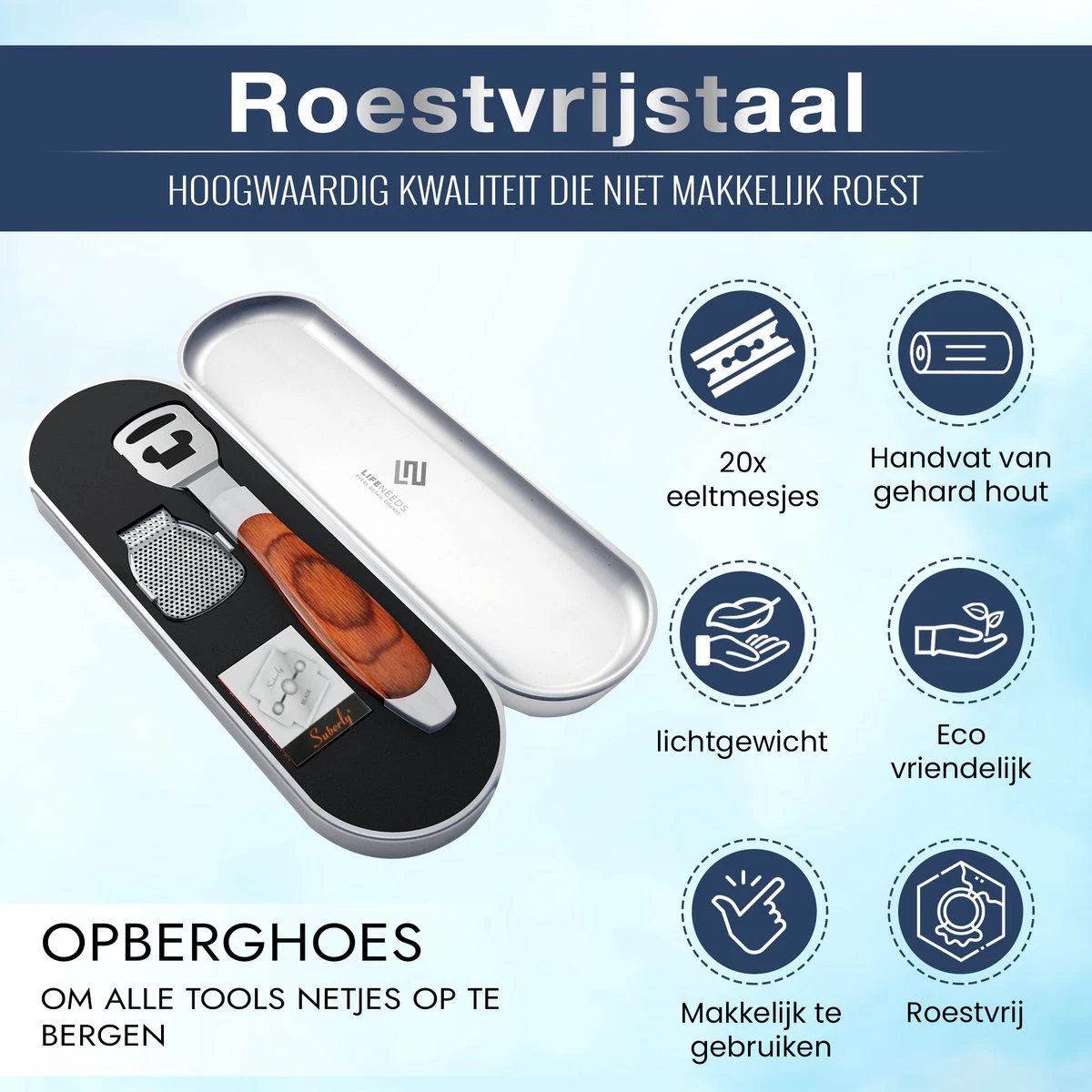 Pedicureset Professioneel - Pedicure Eeltmesjes - Eelt Verwijderaar Pedicure Set - Eeltverwijderaar Voetvijl - Eeltschraper - Eeltschaaf - Eeltrasp 10 Pedicureset Professioneel - Pedicure Eeltmesjes - Eelt Verwijderaar Pedicure Set - Eeltverwijderaar Voetvijl - Eeltschraper - Eeltschaaf - Eeltrasp - Afbeelding 8