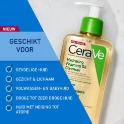 CeraVe - Hydrating Foaming Oil Cleanser - Voor Normale Tot Droge Huid - 236ml -Verzorgingsproducten 1200x1200 463