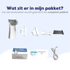 Aerosoltoestel Met 3 Mondstukken - Nebulizer Inhalator - Aerosoltoestel Kinderen, Volwassenen En Baby's - Vernevelaar Inhalator - Gezichtsstomer - Helpt Tegen Luchtwegaandoeningen -Verzorgingsproducten 1200x1200 537