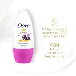 Dove Go Fresh Açaí Berry & Waterlily Anti-Transpirant Deodorant Roller - 6 X 50 Ml - Voordeelverpakking -Verzorgingsproducten 1200x1200 826