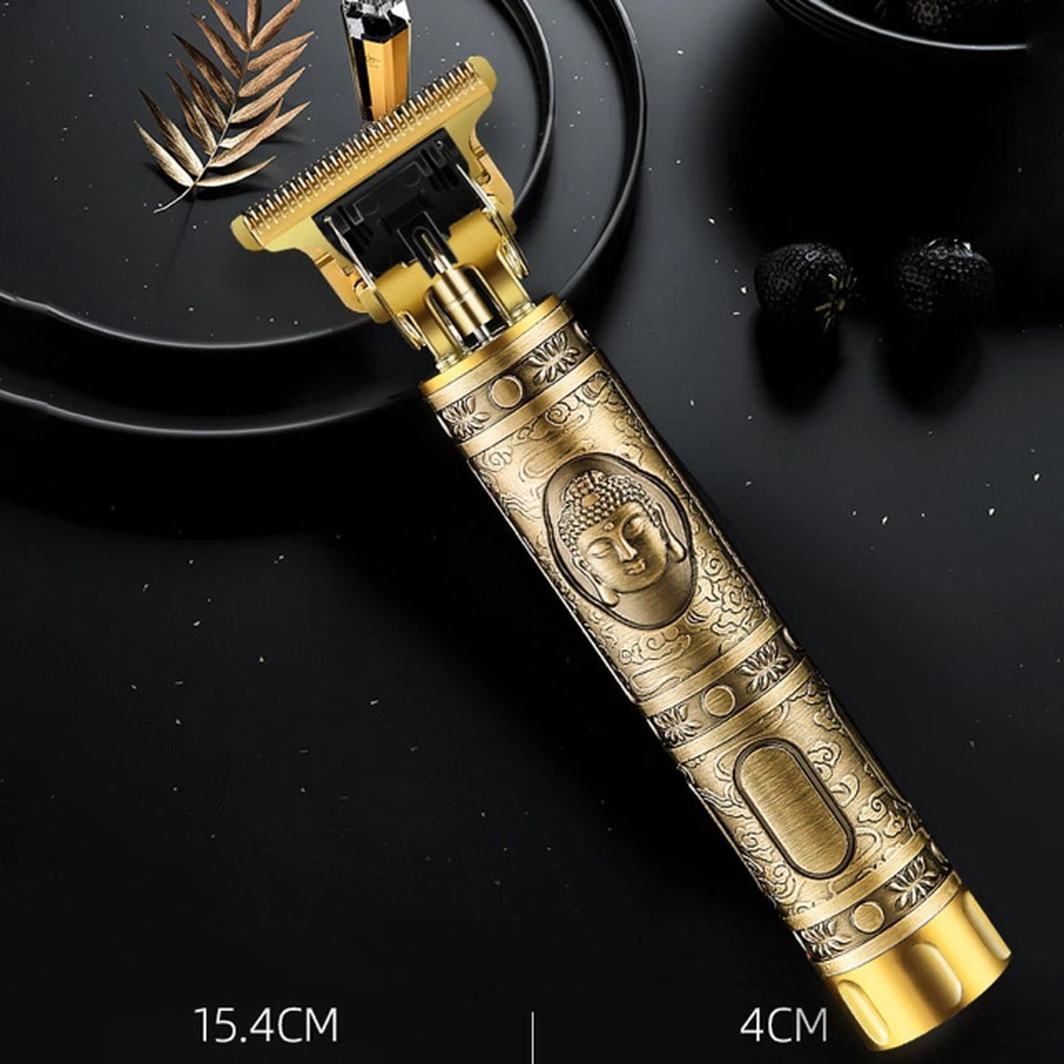 Baardtrimmer, Tondeuse, Scheerapparaat, Elektrisch, Oplaadbaar, Waterdicht, Draadloos, Goud, Buddha 3 Baardtrimmer, Tondeuse, Scheerapparaat, Elektrisch, Oplaadbaar, Waterdicht, Draadloos, Goud, Buddha