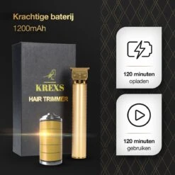 Krexs Gouden Baardtrimmer - Tondeuse - Trimmer - Scheerapparaat - Mannen – Baard -Verzorgingsproducten 1200x1200 898
