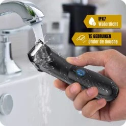 BAØRD Baardtrimmer Voor Mannen – Waterdicht – Draadloze Tondeuse - Trimmer Voor Baard & Lichaam – Scheerapparaat – Bodygroomer - Haartrimmer – Baardverzorging – Barber – Oplaadbaar - Zwart -Verzorgingsproducten 1200x1200 904
