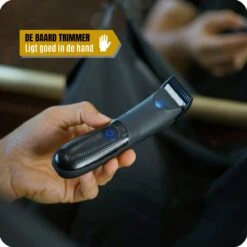 BAØRD Baardtrimmer Voor Mannen – Waterdicht – Draadloze Tondeuse - Trimmer Voor Baard & Lichaam – Scheerapparaat – Bodygroomer - Haartrimmer – Baardverzorging – Barber – Oplaadbaar - Zwart -Verzorgingsproducten 1200x1200 910