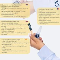 Herome Herome SOS Nail Repair -Repareer Eenvoudig Gescheurde Ingescheurde Nagels - Nagellijm Met Vijl - 10ml. -Verzorgingsproducten 1200x1200 93