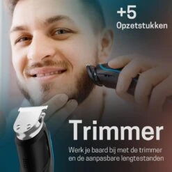 5 In 1 Baardtrimmer Voor Mannen - Trimmer Voor Baard En Lichaam - Neus En Oor -Bodygroomer - 0.5-10MM -Verzorgingsproducten 1200x1200 941