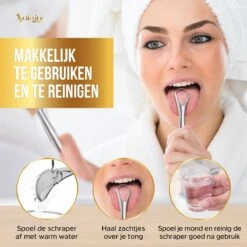 Xclusive-lifestyle® - Luxe RVS Tongschraperset - 4-Delige Professionele Tongreiniger - Mondverzorging - Mondhygiëne - Herbruikbaar En Duurzaam - Ayurveda - Aanbevolen Door Tandartsen 16 Xclusive-lifestyle® - Luxe RVS Tongschraperset - 4-Delige Professionele Tongreiniger - Mondverzorging - Mondhygiëne - Herbruikbaar En Duurzaam - Ayurveda - Aanbevolen Door Tandartsen -Verzorgingsproducten 1200x1200 969