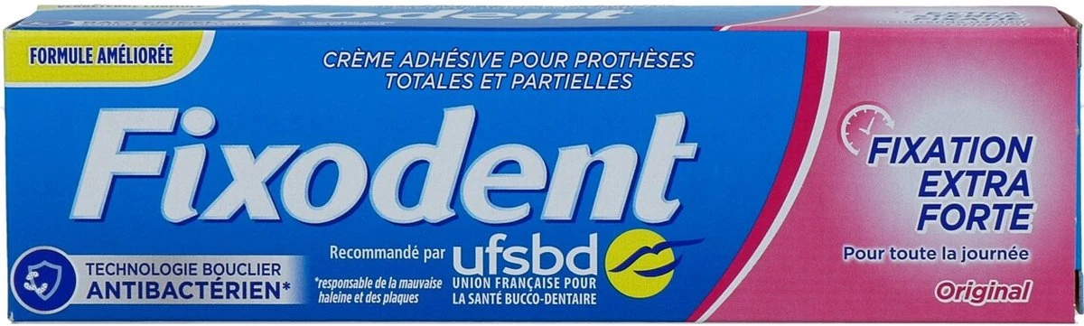 Fixodent Kleefpasta Sterke Fixatie Original 47 Gr 8 Fixodent Kleefpasta Sterke Fixatie Original 47 Gr - Afbeelding 6