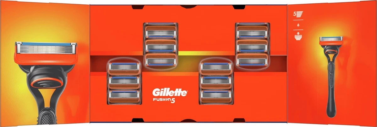 Gillette® Gillette Fusion5 Scheermesjes - 16 Navulmesjes - Brievenbusverpakking 10 Gillette® Gillette Fusion5 Scheermesjes - 16 Navulmesjes - Brievenbusverpakking - Afbeelding 8