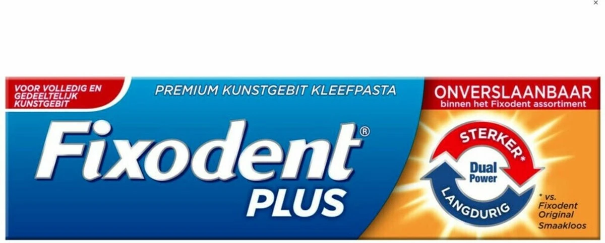 Fixodent Plus - Voordeelverpakking 6x40 G - Kleefpasta 9 Fixodent Plus - Voordeelverpakking 6x40 G - Kleefpasta - Afbeelding 8