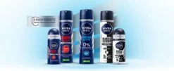 NIVEA MEN Dry Impact Deodorant Roller - 6 X 50 Ml - Voordeelverpakking -Verzorgingsproducten 1200x492