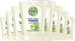 Dettol - Handzeep - No Touch Navulling - Aloe Vera - 250ml X8 -Verzorgingsproducten 1200x668