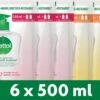 Dettol - 3L Handzeep Navulling - Antibacterieel - Jasmijn 3x500ml - Citrus 3x500ml - Voordeelverpakking 1 Dettol - 3L Handzeep Navulling - Antibacterieel - Jasmijn 3x500ml - Citrus 3x500ml - Voordeelverpakking -Verzorgingsproducten 1200x735
